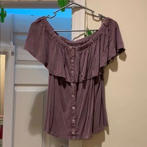 AE Soft & Sexy Off the Shoulder Top